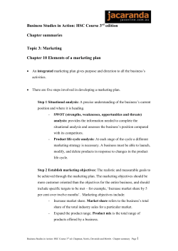 Business Studies in Action: HSC Course 3rd edition