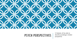 Psych Perspectives - Scott County Schools