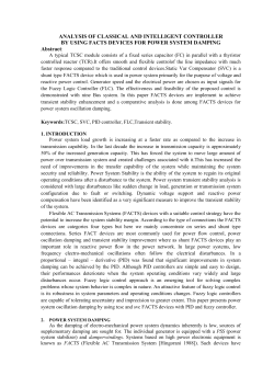 ANALYSIS OF CLASSICAL AND INTELLIGENT CONTROLLER BY