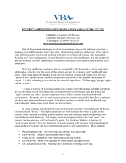 motivating your staff and colleagues