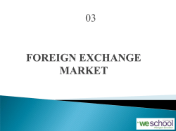 foreign exchange market - E