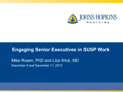 Executive Safety Rounds Kickoff Template