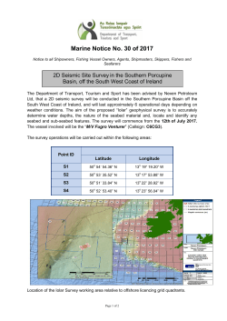 Marine Notice No. 30 of 2017 - Department of Transport, Tourism