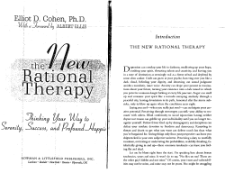 New Rational Therapy - Valdosta State University