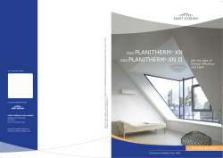 sgg planitherm&reg; xn sgg planitherm&reg; xn ii