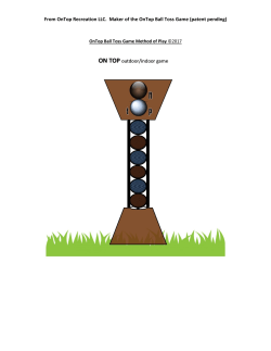 From OnTop Recreation LLC. Maker of the OnTop Ball Toss Game