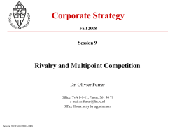 Interfirm Rivalry
