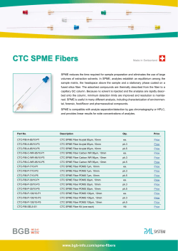 CTC SPME Fibers