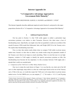 A Comparative-Advantage Approach to Government Debt