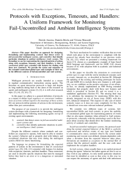 Protocols with Exceptions, Timeouts, and Handlers: A Uniform