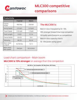 MLC300 competitive comparisons