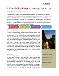 A Probability design to manage resources