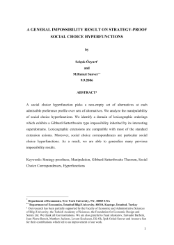 a general impossibility result on strategy-proof