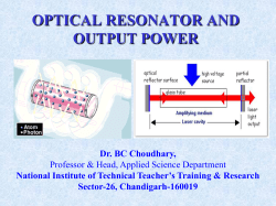 Light Amplification and Oscillations