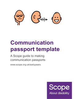 Communication passports