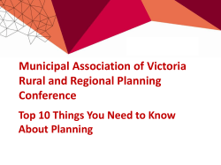 Top 10 things you need to know about planning