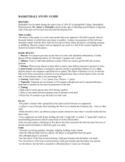 Basket Ball study guide