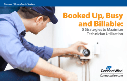5 Strategies to Maximize Technician Utilization