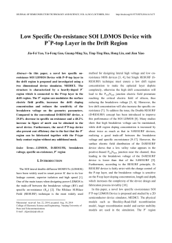 Low Specific On-resistance SOI LDMOS Device with P P-top