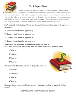 Book Report Ideas