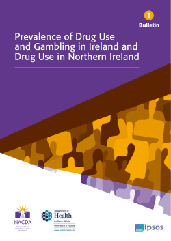 Prevalence of Drug Use and Gambling in Ireland and Drug Use in