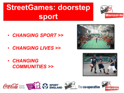 StreetGames