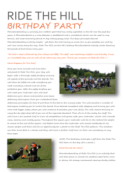 Party Booking Information