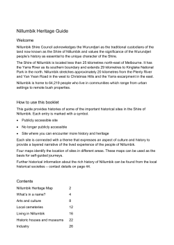 Diamond Creek - Nillumbik Shire Council