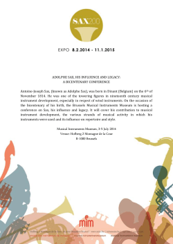 8.2.2014 - 11.1.2015 - Historic Brass Society