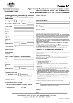 IEM Programme Application - Form A - Word