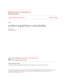 problems in graph theory and probability