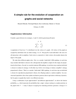 A simple rule for the evolution of cooperation on graphs