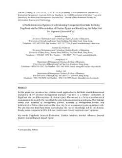 A Multidimensional Approach to Evaluating Management