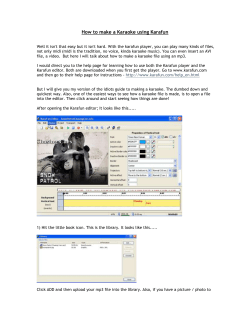 How to make a Karaoke using Karafun