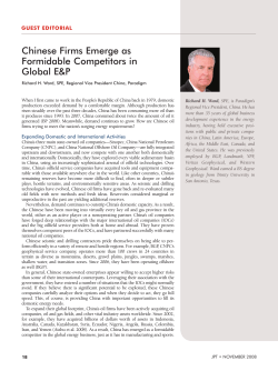 Chinese Firms Emerge as Formidable Competitors in