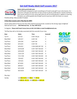 Get Golf Ready 2017 adult Highland