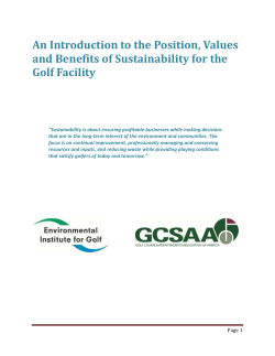 An Introduction to the Position, Values and Benefits of