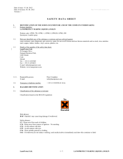 SAFETY DATA SHEET Xn Harmful
