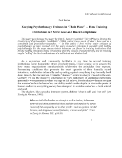 International Gestalt Journal 27/1