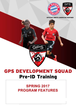 The GPS FC Bayern National Team program is for players within the