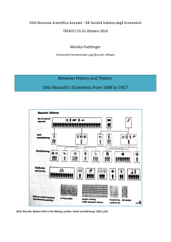 Otto Neurath`s Economics from 1906 to 1917