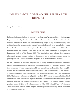 co-operative insurance company of kenya limited (cic)