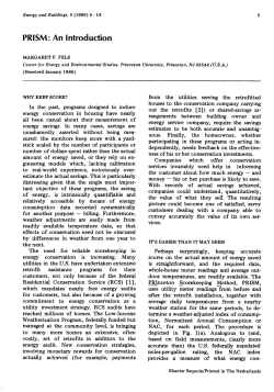 PRISM: An Introduction - PRInceton Scorekeeping Method