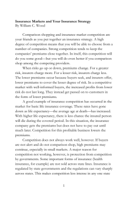 Insurance Markets and Your Insurance Strategy