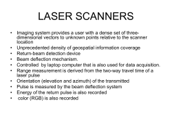 LASER SCANNER ACCURACY