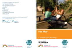 Fair Play - UK Government Web Archive