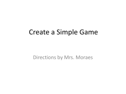 Creating a Simple Game in Scratch