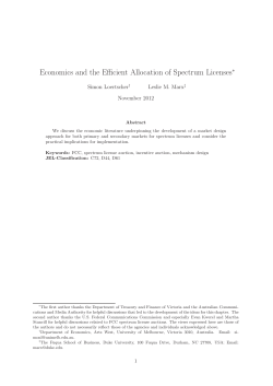 Economics and the Efficient Allocation of