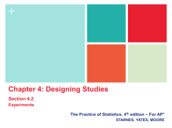 + Section 4.2 Experiments