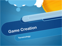 Game Creation